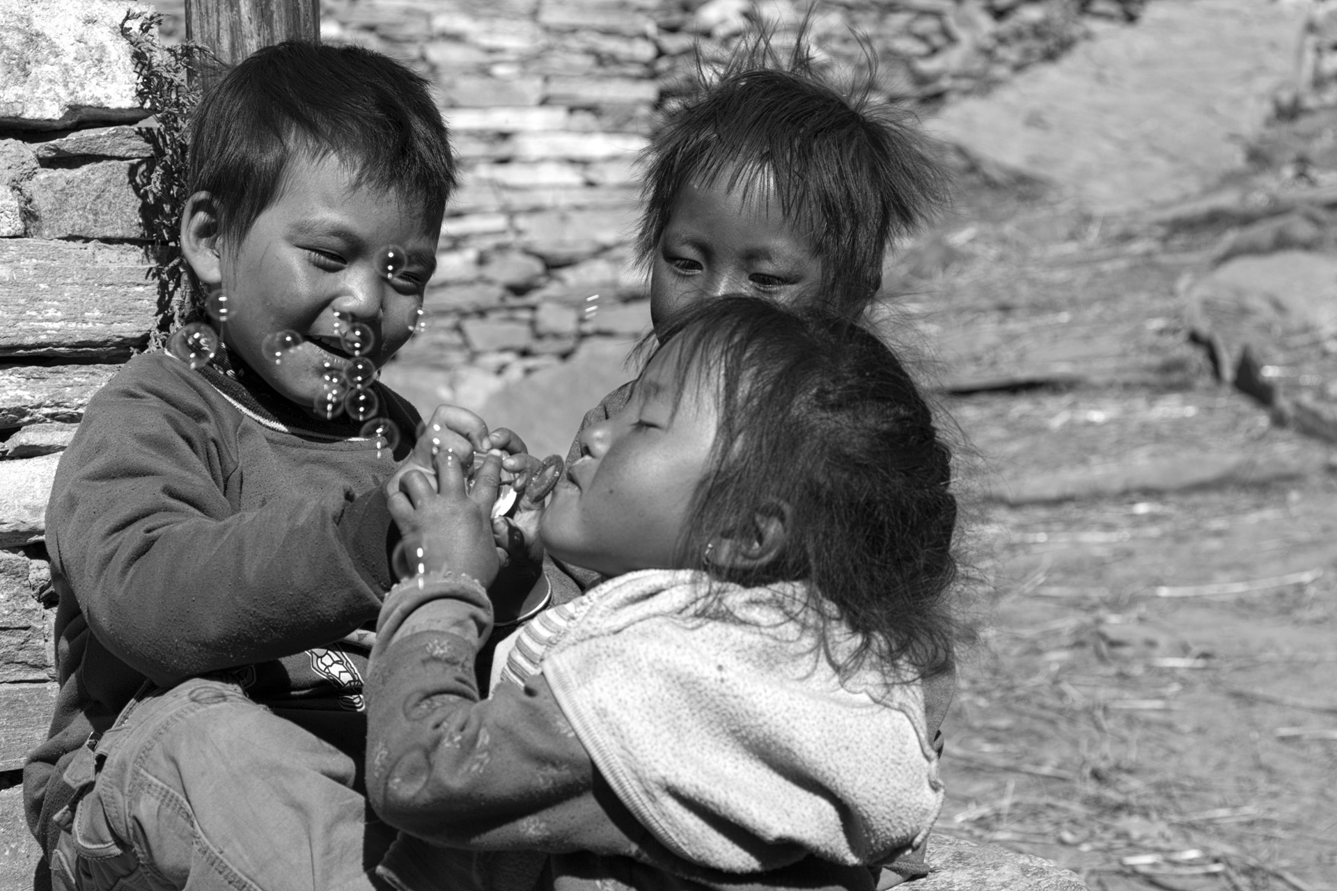 Menschen in Nepal