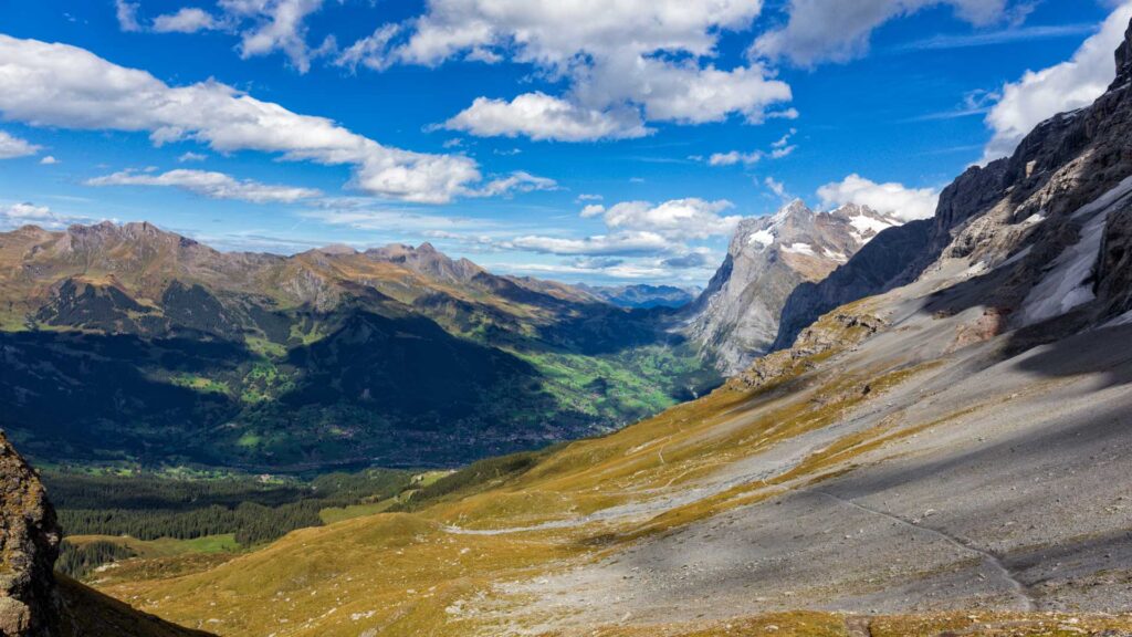 Blick zurück nach Grindelwald